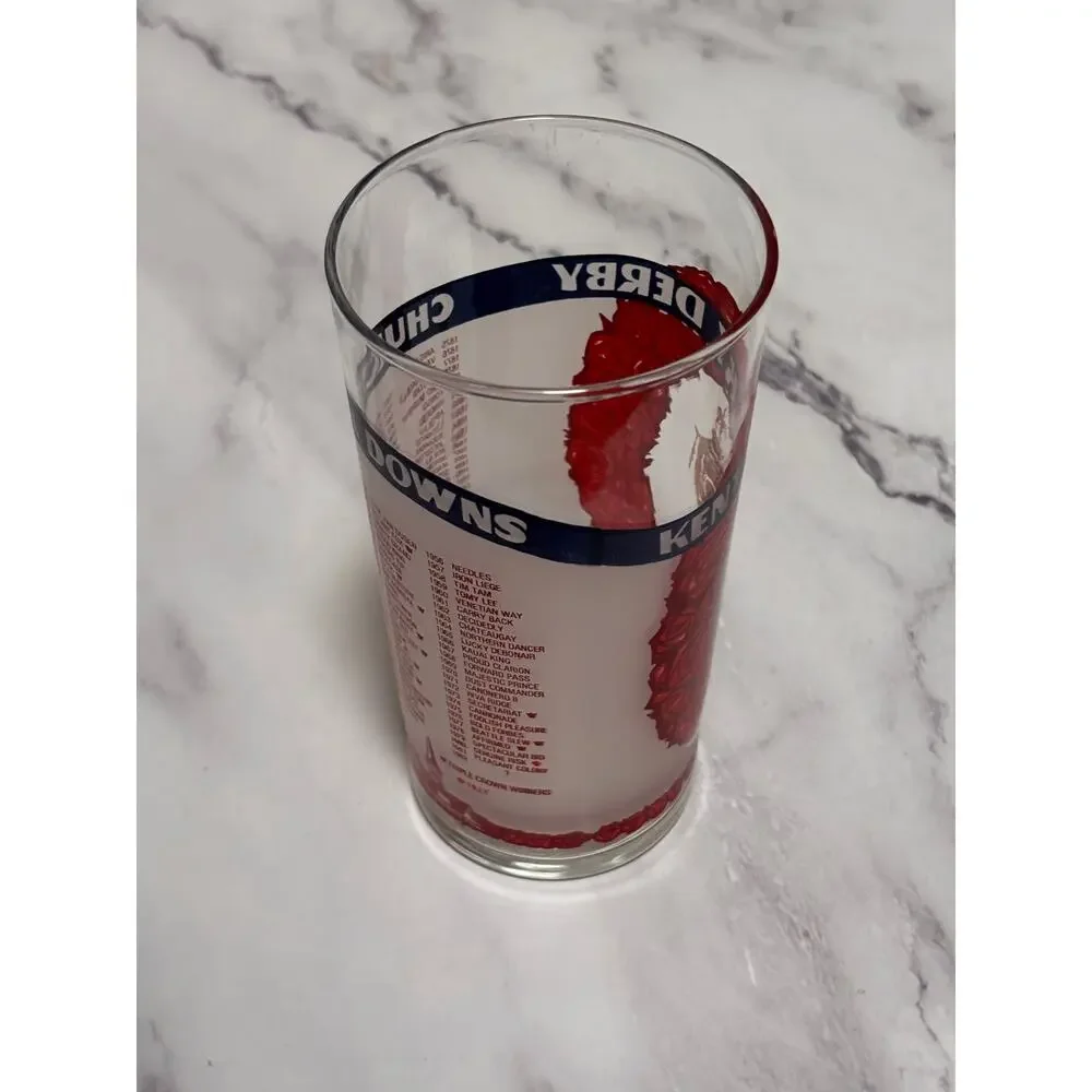 1982 Kentucky Derby Official 108 Churchill Downs Vintage Julep Glass Louisville
